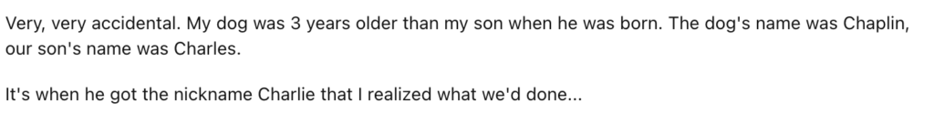 Reddit comment